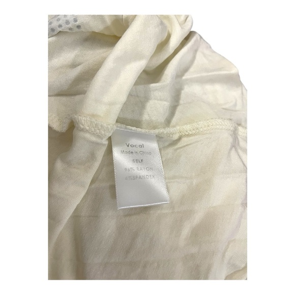 Vocal Rhinestone Mesh V-Neck Top - Size XL - Picture 4 of 5